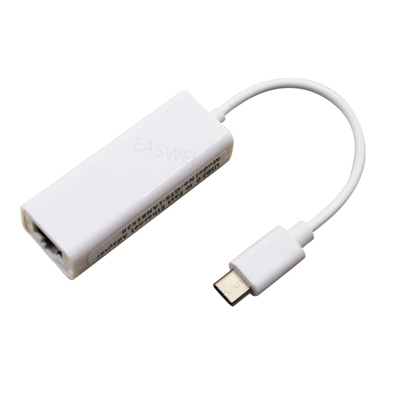USB-C/TYPE-C to RJ45 Ethernet LAN Adapter for Samsung Galaxy S10/S10e/S10 Plus