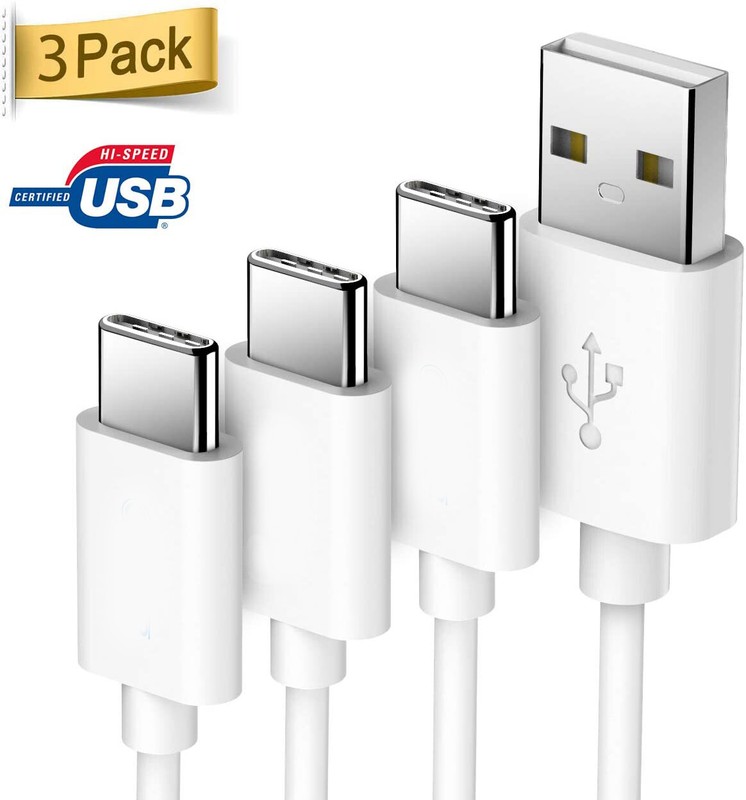 LOT 6FT USB-C Type-C Data Sync Charger Charging Cable Samsung Galaxy Note 8 9 S8