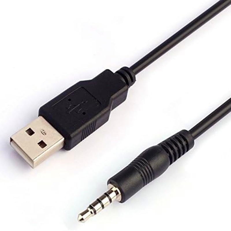 Versatile 3.5mm Male AUX to USB Cable Adapter - Perfect for All Audio Devices gallery