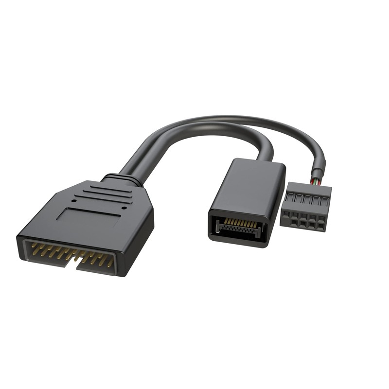 – Internal 3.1 10G Gen 2 20-Pin A-Key Male Housed Connector w/USB 2.0 Header …