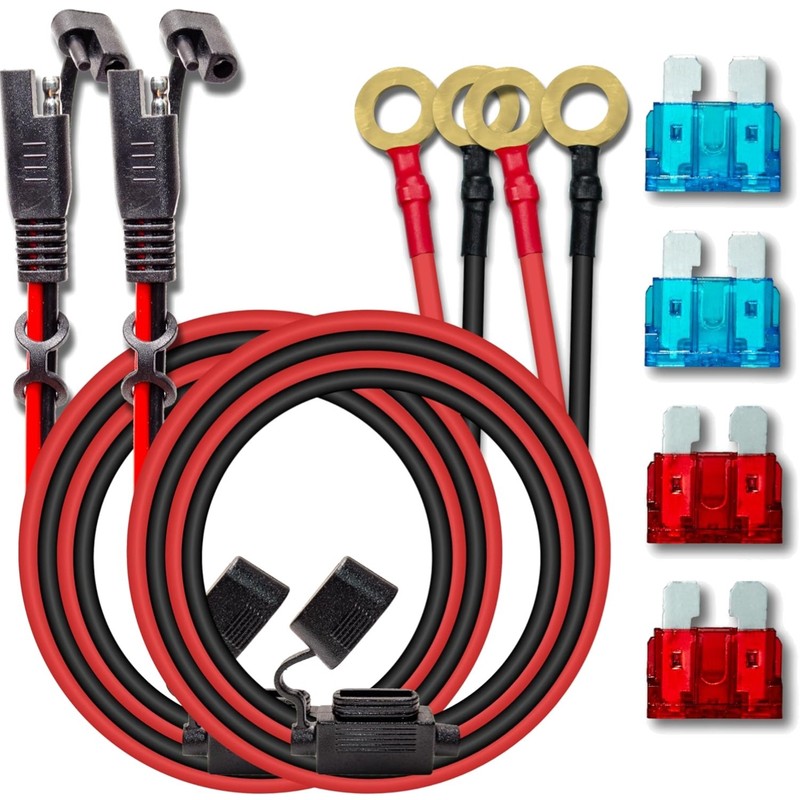Charger Cable SAE to O Ring Terminal
