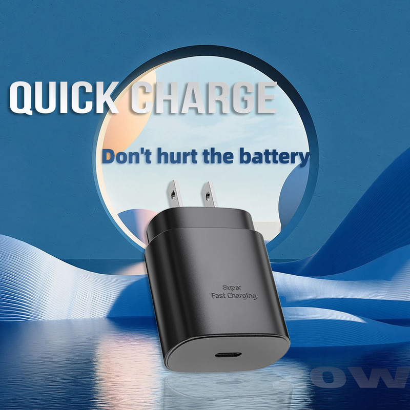 Bulk Lot Type C Super Fast Wall PD Charger 25W Adapter USB-C For Samsung S20 S21 gallery