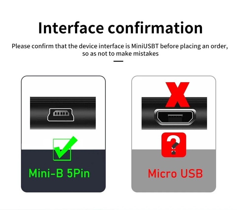 Usb-c to Mini USB Cable, type-c to Mini-b Charging Cord Compatible GoPro Her gallery