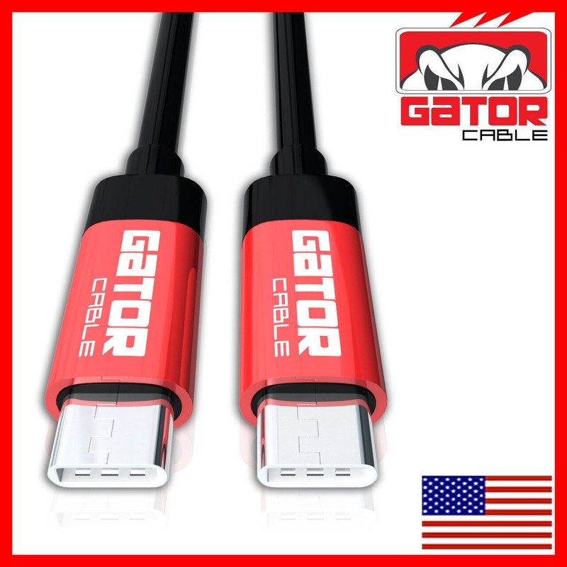 USB-C to USB-C Type-C Male Charger Cable Fast Charge 3.1 Data Sync Cord PD 20W gallery