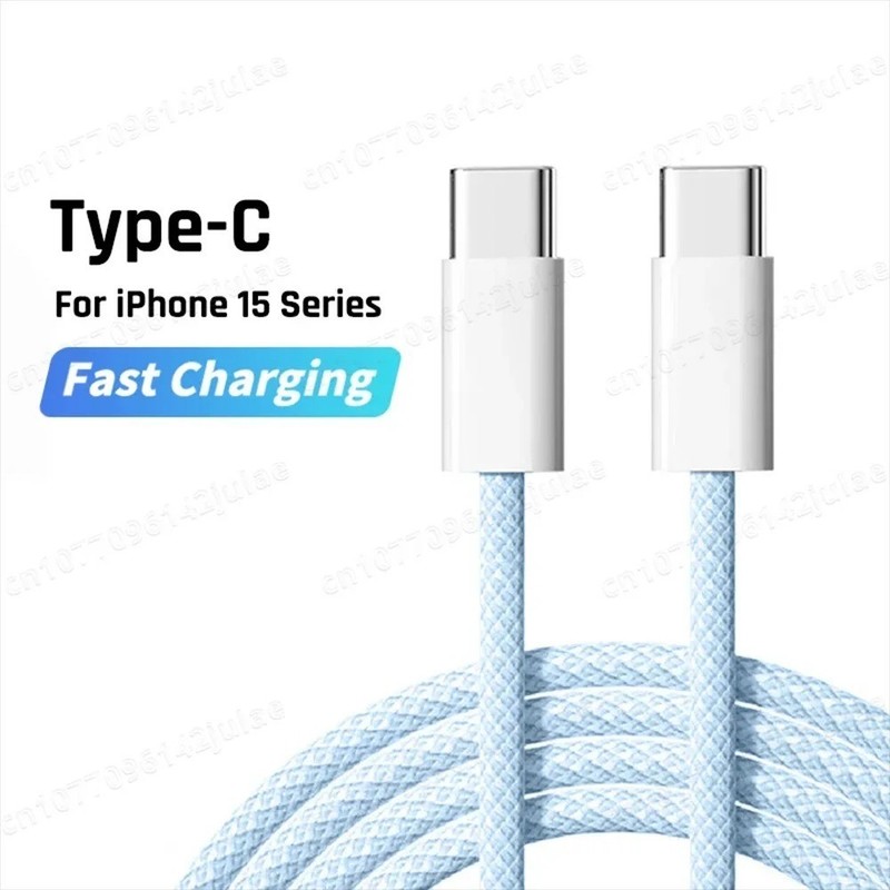 60W PD USB-C to USB-C Fast Charging Cable 6A for iPhone Samsung Xiaomi gallery