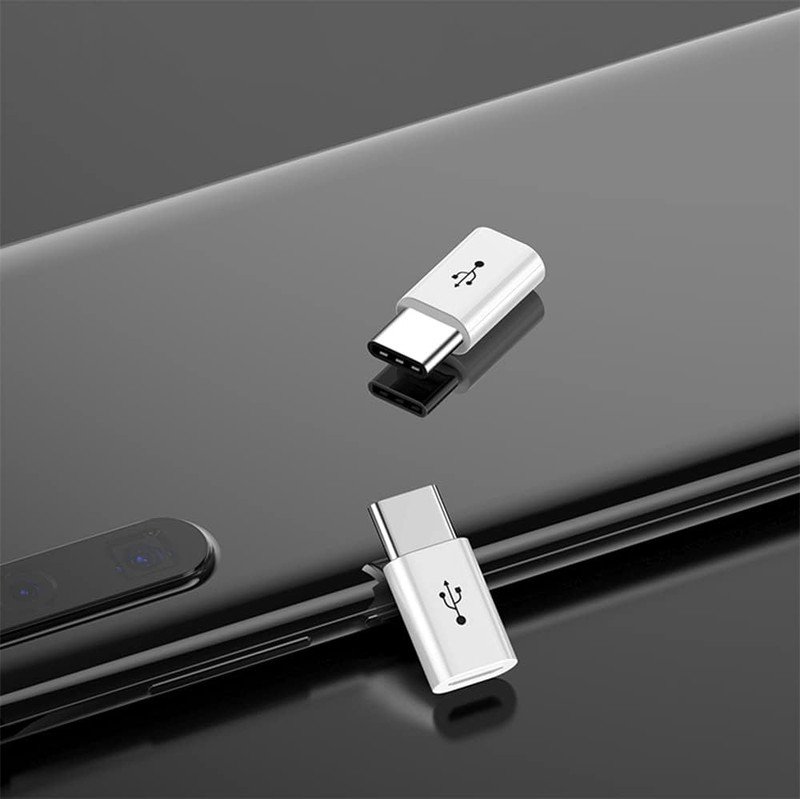 Adapter Micro USB to USB C (4 Pack), Micro-Usb Female to USB-C Male OTG Adapter gallery
