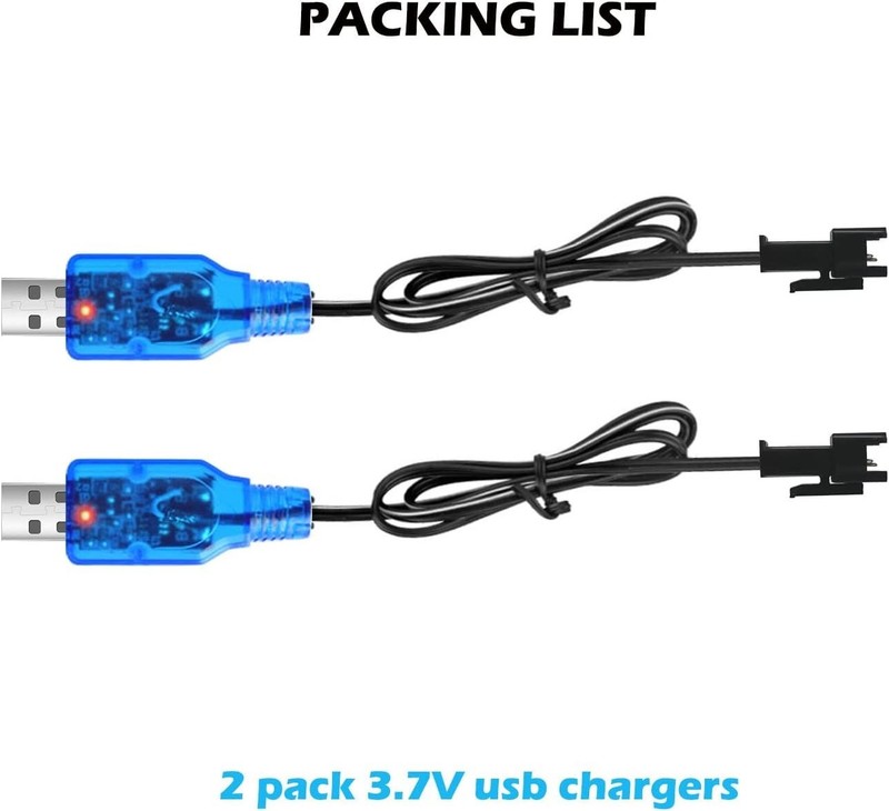SM2P 3.7V Charger Cable 1S USB Battery Charger with SM-2P Connector for 3.7V ... gallery