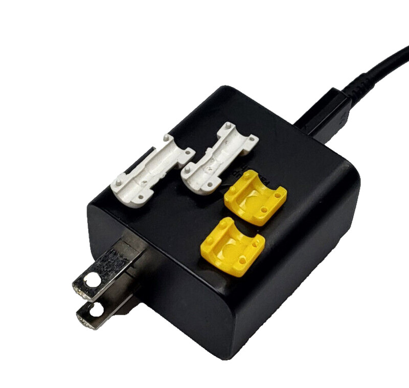 Data Cable Charging Cord Protector - Snap On Yellow Universal Fit iPhone Android gallery