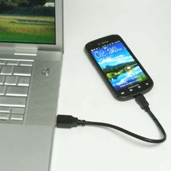 USB Type A to Micro B Male Data Sync Charging Adapter Converter Cable Cord 8" gallery