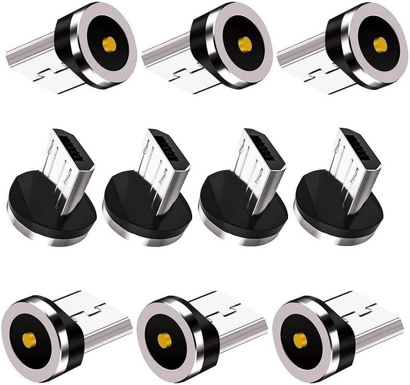 Magnetic Charging Tips Micro USB 10pcs No Cable