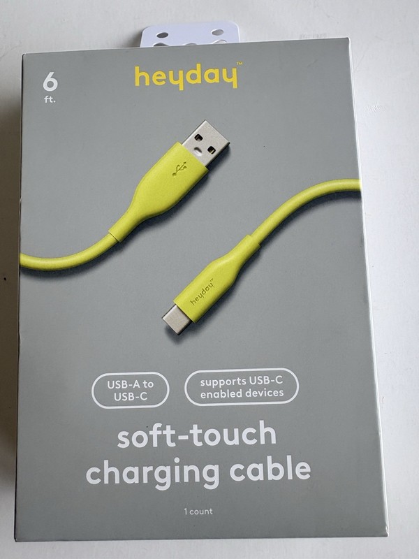 Heyday USB-C to Cable 3ft Fast Charging for iPhone iPad – New