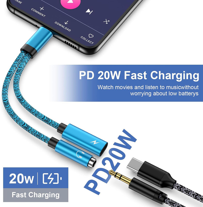 Samsung Galaxy S25 Ultra USB C to 3.5Mm Audio Adapter USB C Headphone Jack Adapt gallery