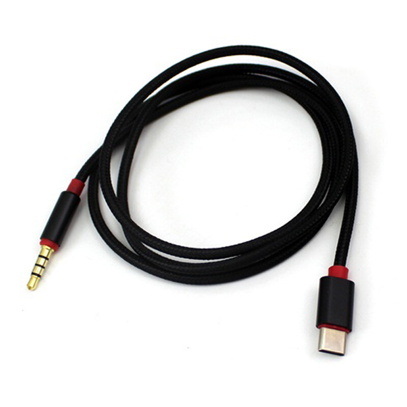 Type C Audio Cable USB Type-C Male To 3.5mm Jack Male Car AUX Audio Adapt