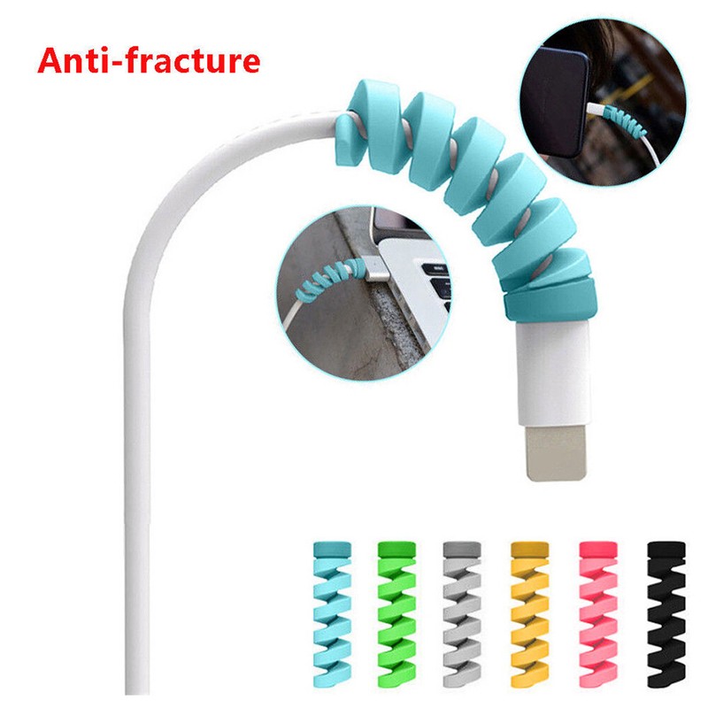 3X Cable Protector Saver Cover Android Iphone USB Charger Cord Against Rupture gallery
