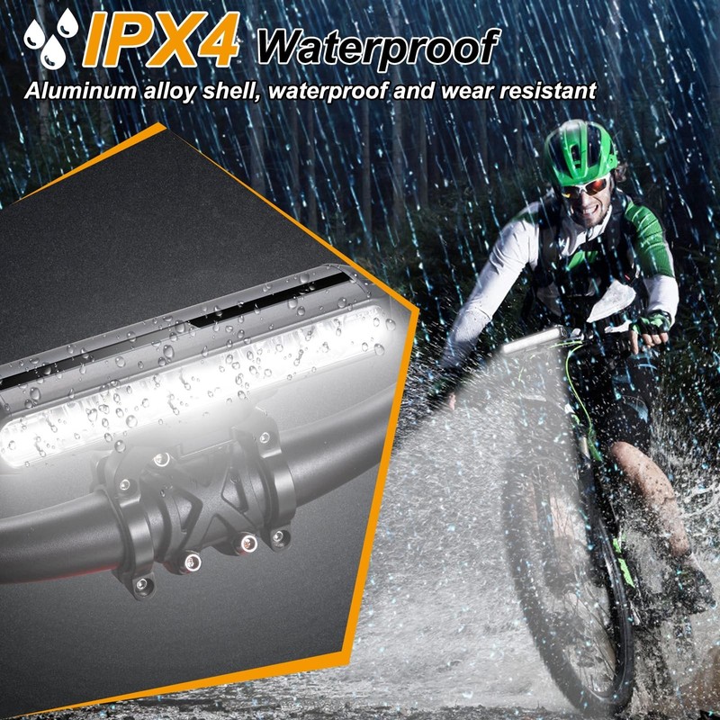 Super Bright Bike Lights for Night Riding, USB Rechargeable Bicycle Light Fro... gallery