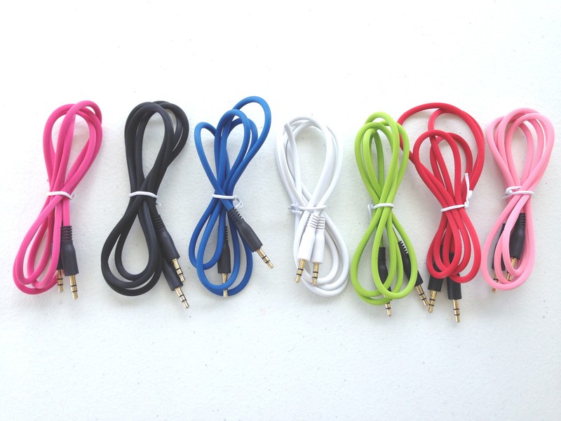 Lot AUX RUGGED 3FT CABLES FOR iphone 6 4 4s 5 5s ipod car mp3 stereo audio amp