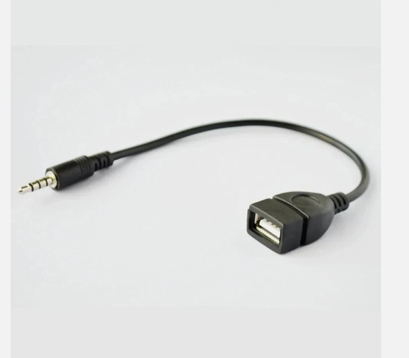 Audio AUX Jack 3.5mm Male to USB 2.0 Type A Female OTG Converter Adapter C gallery