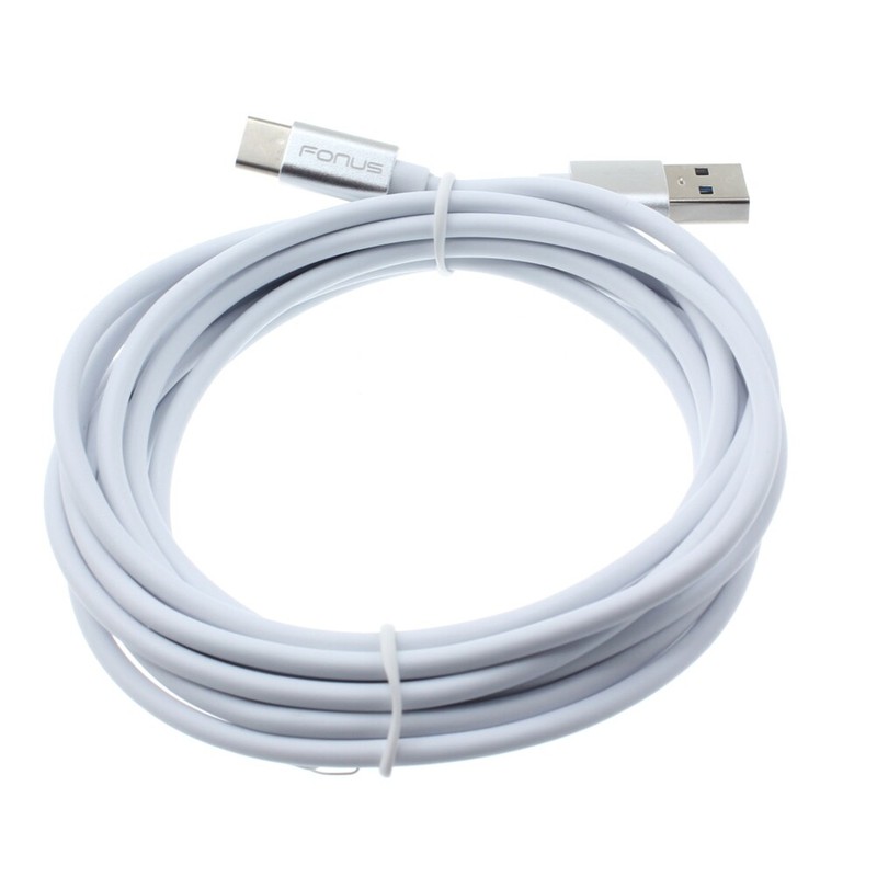 Type-C 10ft Long USB Cable Charger Cord Power Wire USB-C Long for Smart Phones