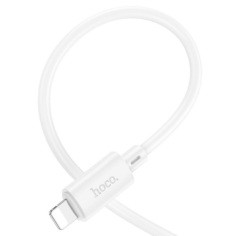 Hoco X88 Gratified charging cable for iP- White gallery