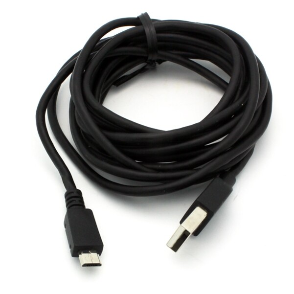 Black 9ft Long Micro USB Cable Fast Charger Sync Power Wire Cord for CELL PHONES