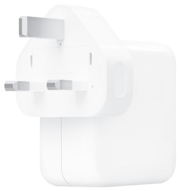 Dual USB-C 35W Power Adapter, White UK - MNWP3B/A gallery