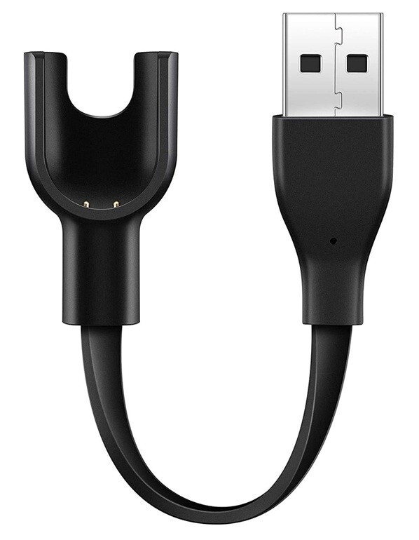 15cm Black USB A Charging Cable For XIAOMI Mi Band 2 (Connected Watch) gallery