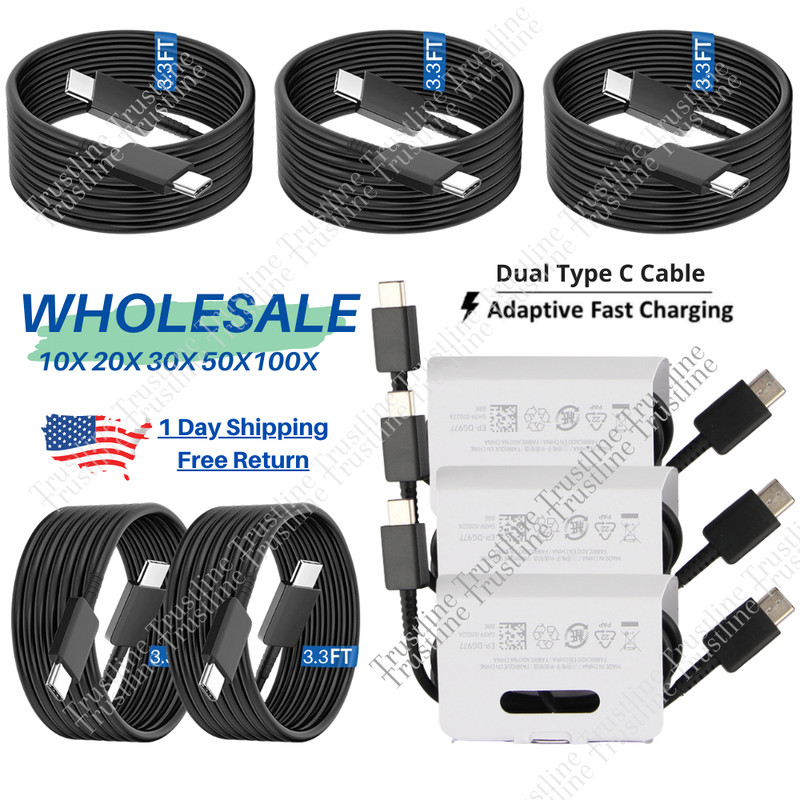 25W PD USB-C To USB-C Cable Fast Charge Type C Cord For Samsung Galaxy Wholesale