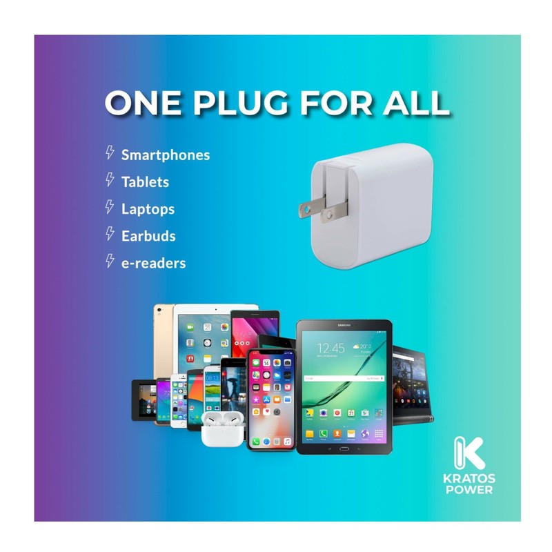 Kratos Power 18W PD Two-Port Power Adapter gallery