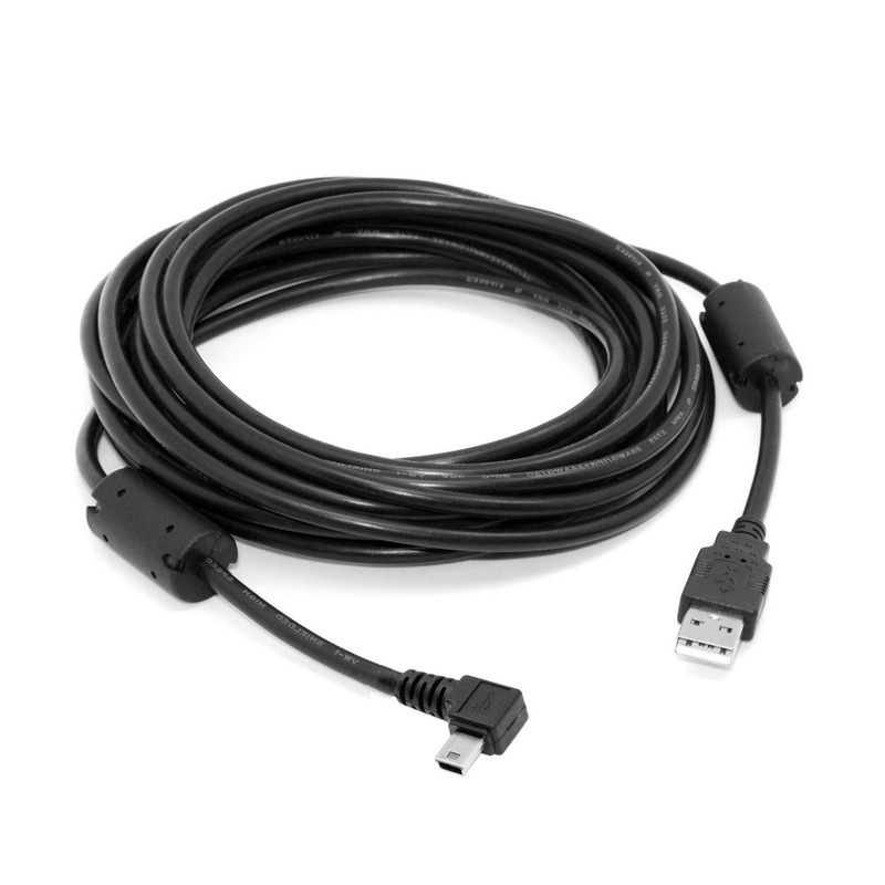 Mini USB B Type 5pin Male Right Angled 90 Degree To USB 2.0 Male Data Cable gallery