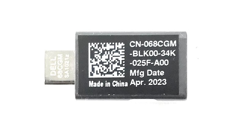 Dell USB-C Male to USB A Female Adapter Converter OTG Type C Android Phone 68CGM