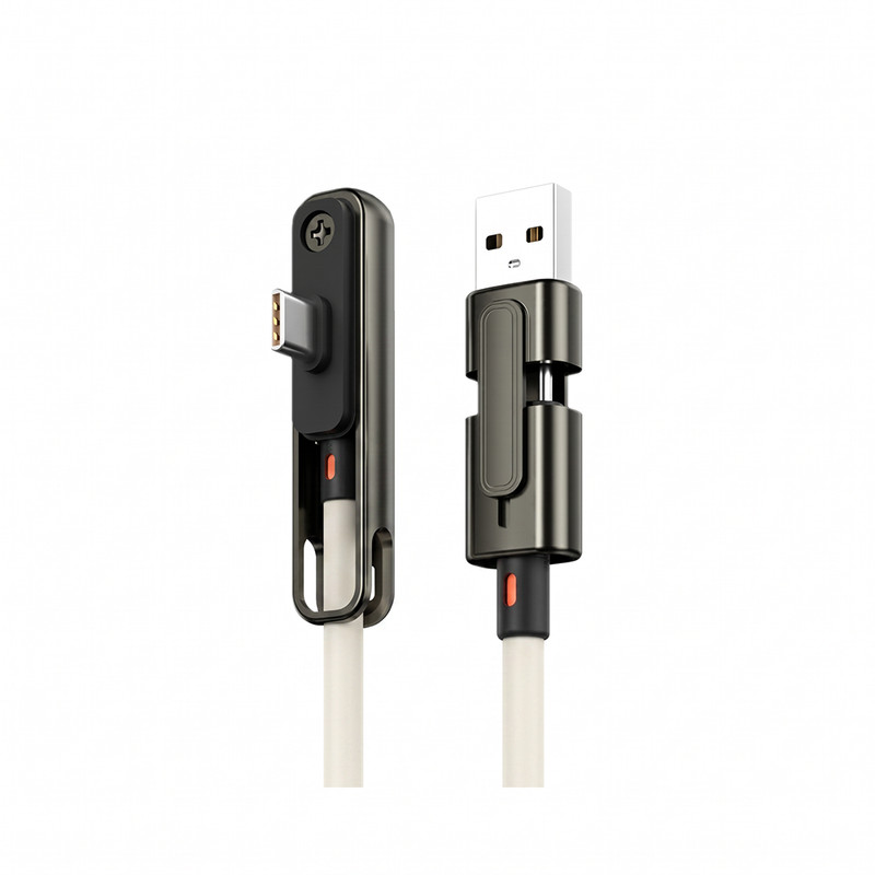 Multifunctional 100W Data Cable Zinc Alloy Silicone With Phone Holder Stand gallery