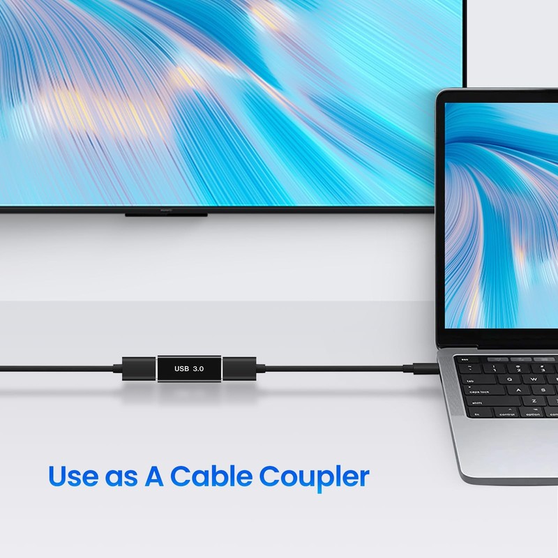 USB to USB C Adapter (4-Pack), Charging, High-Speed Data Transfer and OTG Con... gallery
