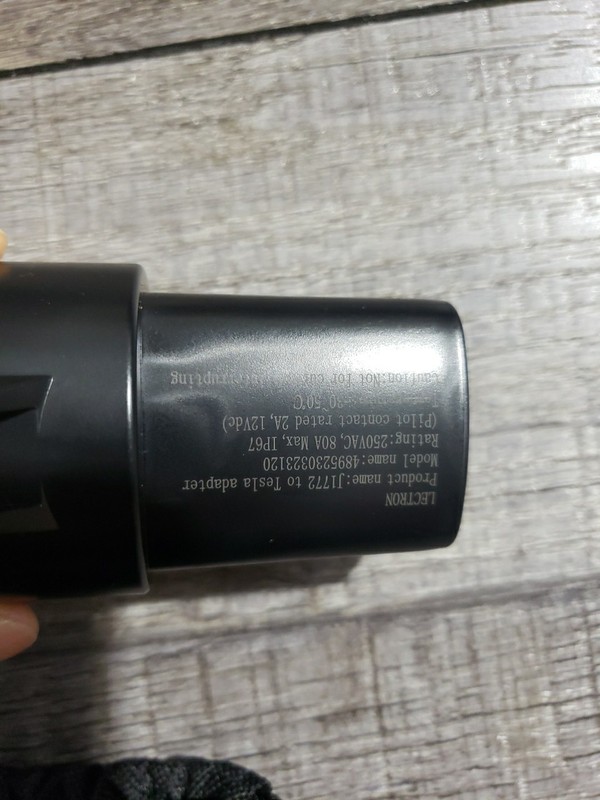 Lectron J1772 to Tesla Adapter 80 Amp (240V) - EV Charging Adapter Compatible... gallery