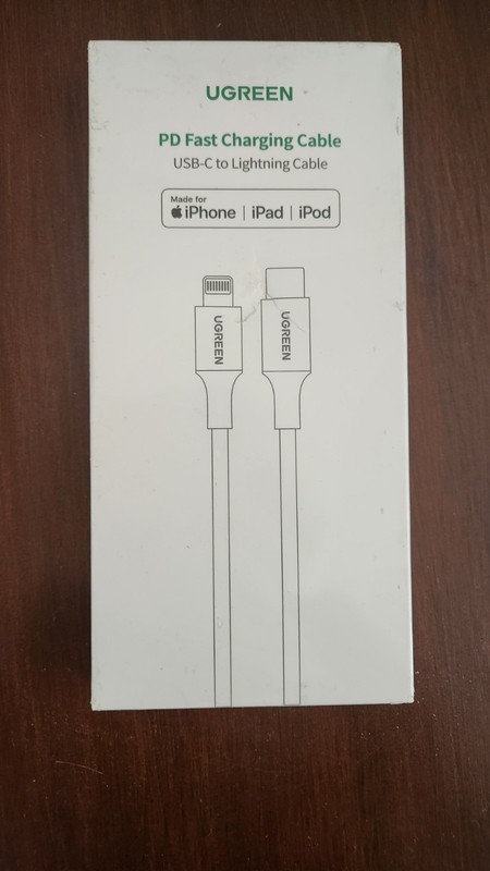 UGREEN PD Fast Charging Cable USB-C for iPhone, iPad, iPod 70953-04