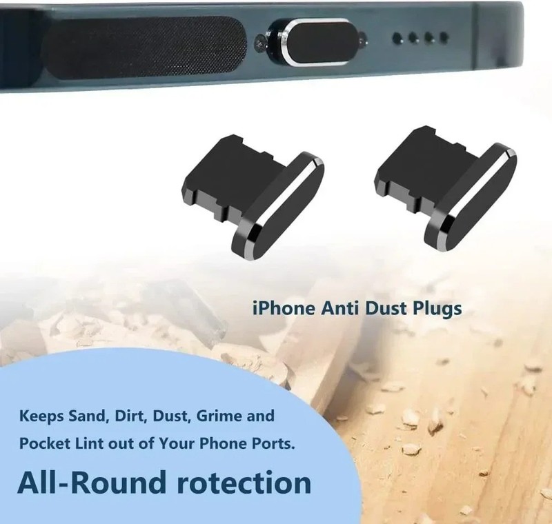 Mobile Phone Cleaning Kit Dust Plug Charging Port Brush for iPhone Samsung gallery