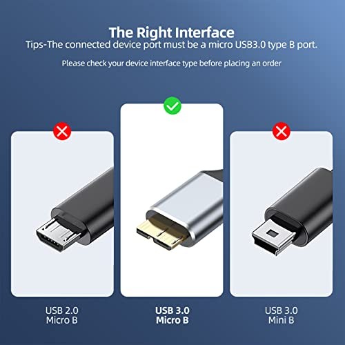 USB Micro B External HDD Data Cable Cord gallery