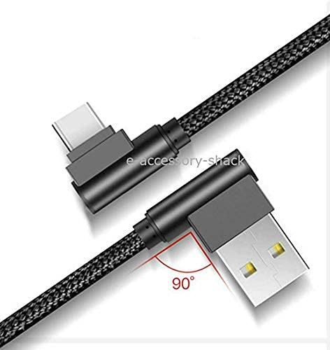 3 Pack 6FT 90 Degree Right Angle Braided Type C Fast Charging Cable USB-C Qui... gallery