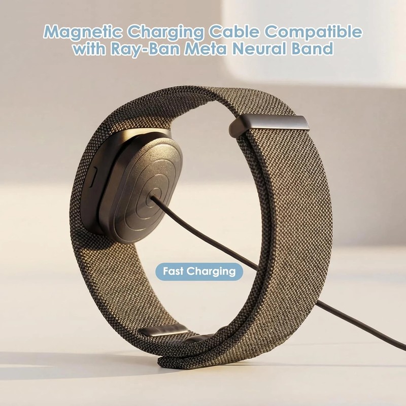 Charging Cable for Rayban Meta Display Neural Band Charger, Magnetic Fast Charge gallery