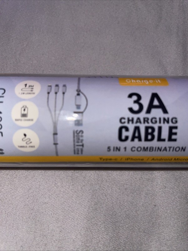 Mobile Phone Charging Cable Type C iPhone/Android micro 3 In 1 Combination gallery