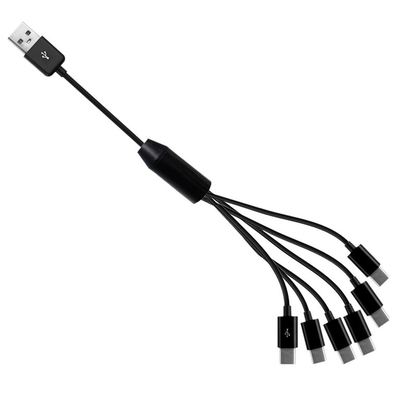 6-In-1 USB Type C Splitter Cable C Data Transmission Charing Cable for4251 gallery