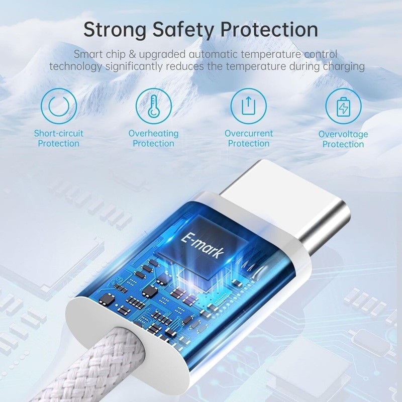 PD 60W USB Type-C Cable Fast Charger Data Sync Cord For iPhone 16 15/Samsung LOT gallery