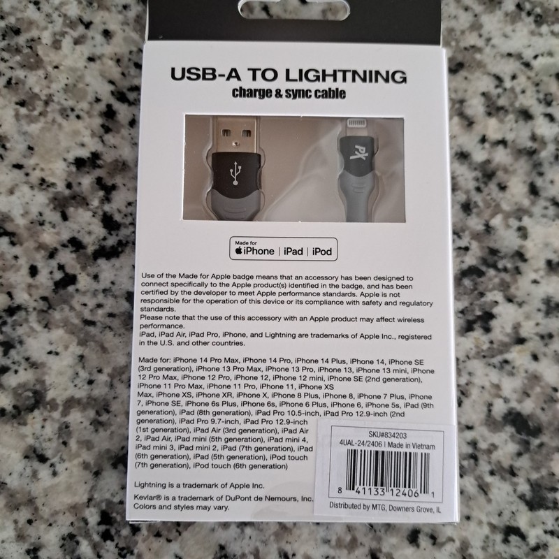 Powerxcel Rapid Charge Braided 10 Ft. Micro USB Charge & Sync Cable Brand New gallery
