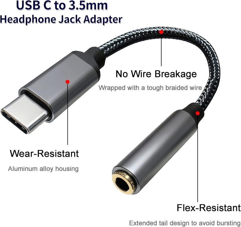 Compact USB-C to Aux Adapter: Sound & Durability for Music Lovers gallery