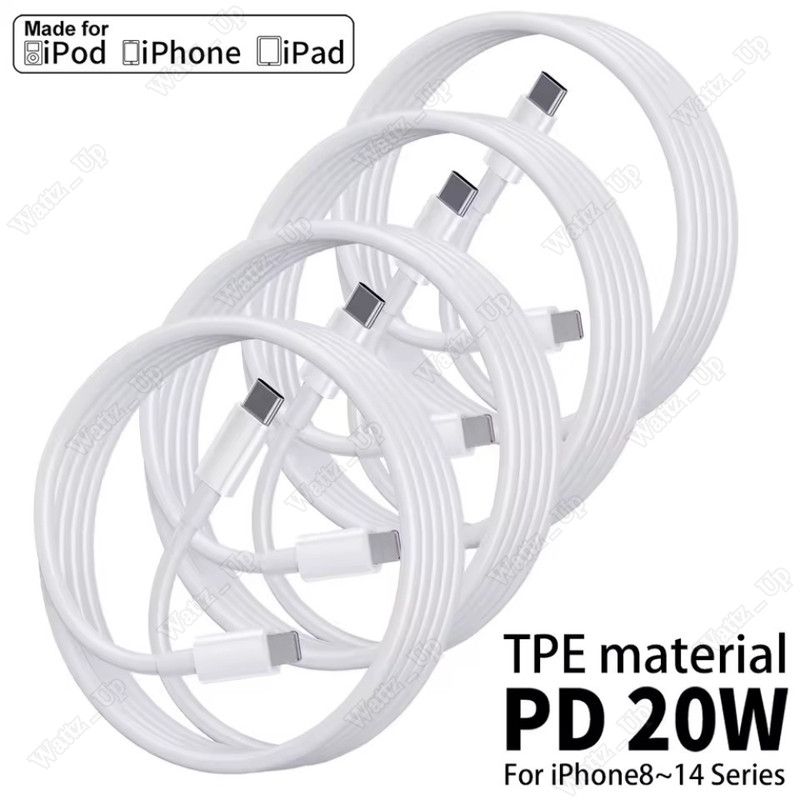 20W USB C Type-C PD Cable Fast Charger For iPhone 14 13 12 11 XR X Wholesale Lot