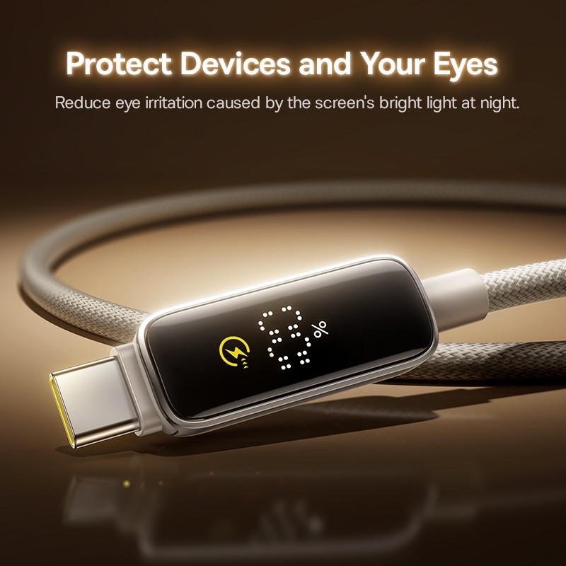 Baseus PD 100W USB C Fast Charging Cable for iPhone 16 15 Digital Display Cord gallery