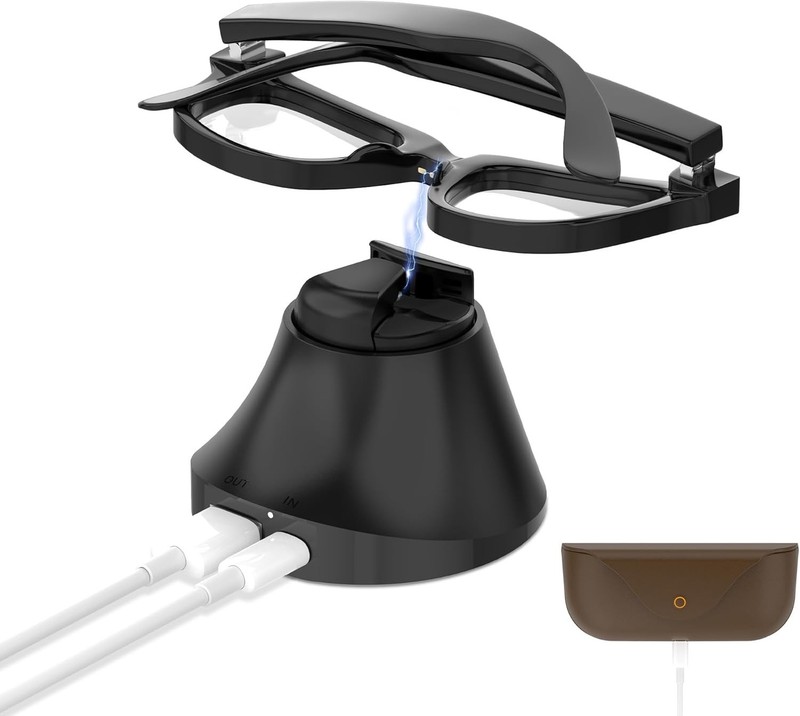 “Magnetic Charging Station for Ray-Ban Meta Wayfarer/Skyler Smart Glasses (RW400