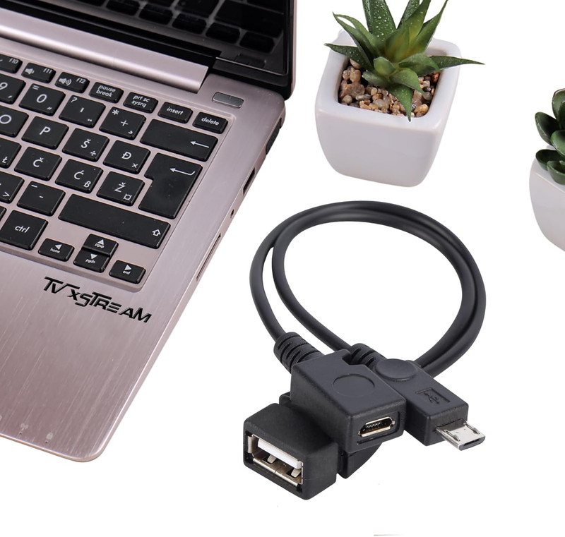 [2 Pack] OTG Cable Adapter, 2-1 USB Cable for Firesticks 4K/4K Max/Cube/Lite/2Nd gallery