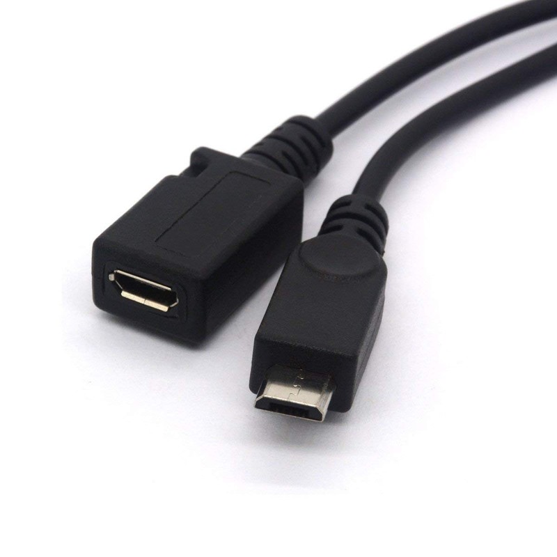 Micro USB OTG Splitter Cable USB 2.0 A Female to Micro USB Male 5-Pin Female gallery