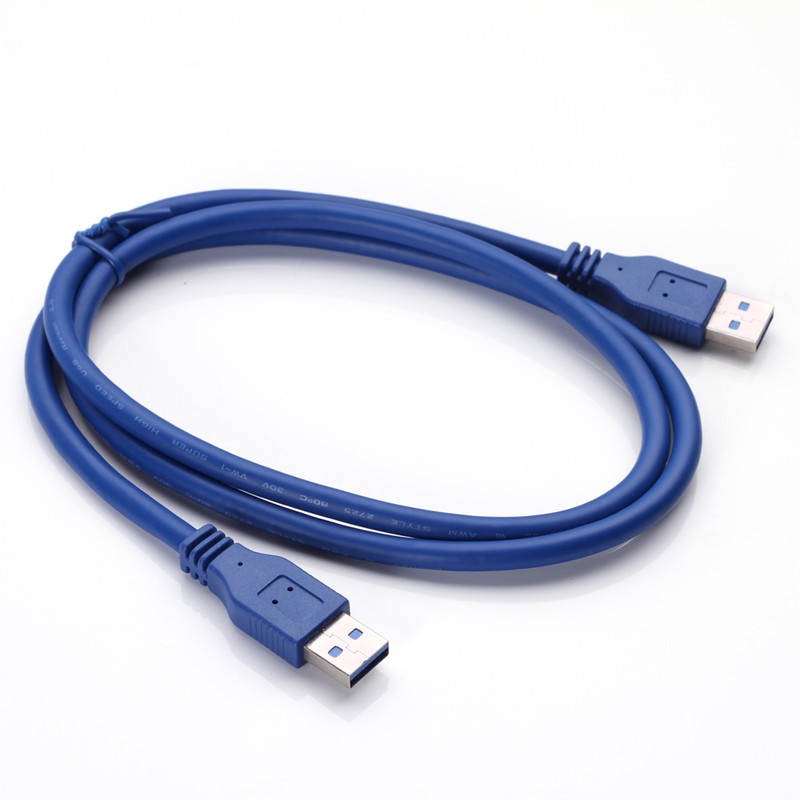 Super Speed 5Gbps 1m/3m/5m USB 3.0 A Male to Male Adapter Cable Connector Blue gallery