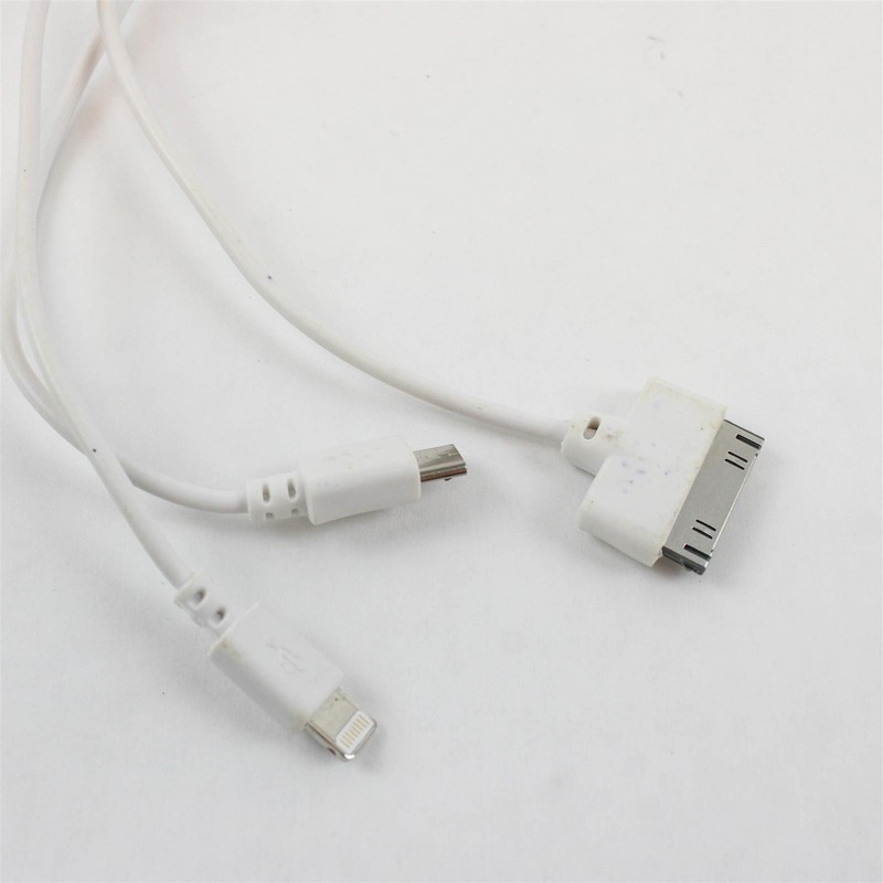 Lot of 3 Mixed Brand USB-A Charging Data Cables Assorted Device Connectors gallery